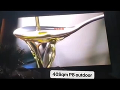 Tường video LED ngoài trời chống nước IP65 P4 / P5 / P8 / P10 Màn hình LED có thể tùy chỉnh 320 * 160mm