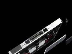 480×480×44mm Nội thất Die-casting Aluminium LED Cabinet