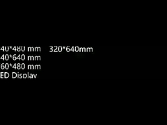 Bốn kích cỡ khác nhau của tủ nhôm cho mô-đun màn hình LED