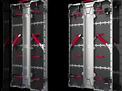 cả trong nhà và ngoài trời 500 * 1000 * 74mm Hàm bạc nhôm