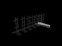 Lắp đặt màn hình LED cho thuê của đế và khung 3 27s