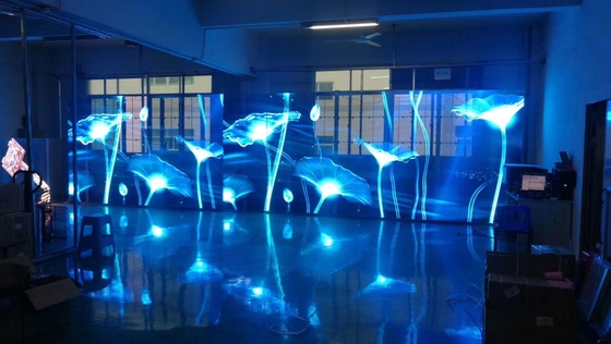 Màn hình LED trong suốt có độ phân giải cao với gam màu rộng