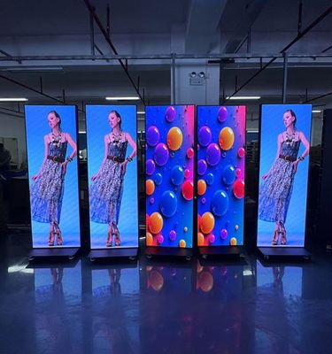 HD Full Color Indoor LED Display Poster Quảng cáo Video Player P1.25 P1.538 P1.86 P2 P2.5 P3