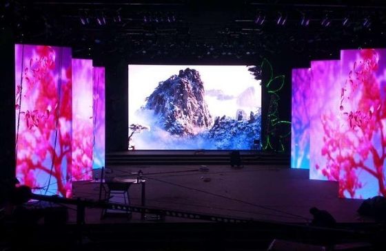 65536 điểm / Sqm Led Stage Backdrop Screen Hanging SMD Display RGB 3IN1
