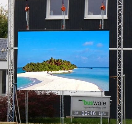 Màn hình LED video treo tường ngoài trời trong nhà P3.91 Màn hình LED cho thuê sân khấu P4.81