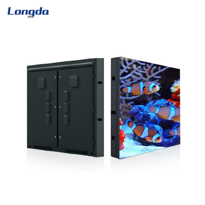 IP65 P8 P10 Tường video LED ngoài trời Hiển thị 320 * 160mm Đèn màu không thấm nước