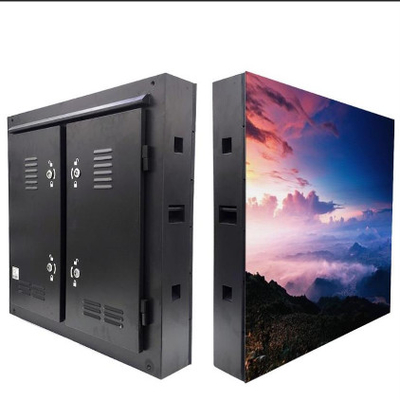 Tường video LED ngoài trời 300W P8 P10 Hiển thị đủ màu Sắt chống nước 7000cd / M²
