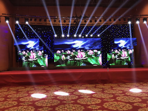 Tường video cho thuê màn hình LED 3,91mm cho các sự kiện ngoài trời trong nhà