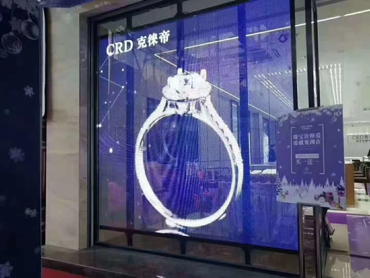 Màn hình LED trong suốt treo tường / trần / sàn cho trong nhà / ngoài trời