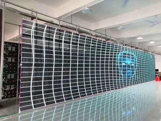 Màn hình hiển thị cửa sổ Led làm mới cao Màn hình chống quần áo 3,9 Mm Màn hình Led 60Hz 16 Quét