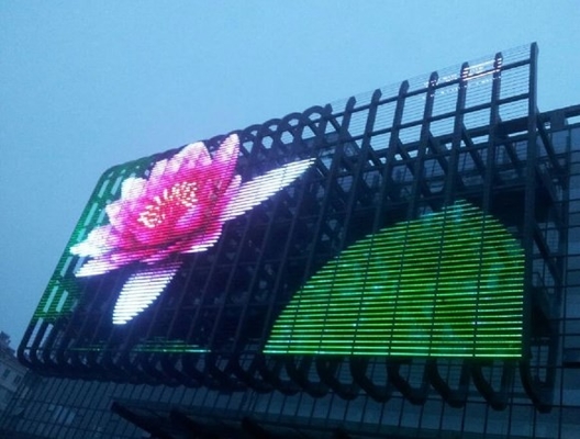 Màn hình LED thủy tinh trong suốt có gam màu rộng Trọng lượng nhẹ