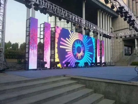 Màn hình LED SMD cho thuê đầy đủ màu sắc Tường video 500X500mm