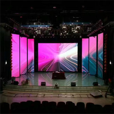 Màn hình LED video treo tường ngoài trời trong nhà P3.91 Màn hình LED cho thuê sân khấu P4.81