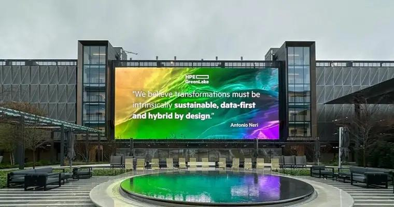 P4 P5 P6.67 Bên ngoài LED Video Walls màn hình LED màu đầy đủ chống nước Pixel nhỏ