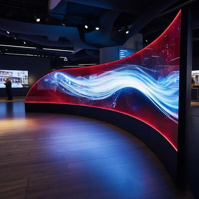 Màn hình Led cong ISO14001 Màn hình Led Video Wall Studio P2mm SMD1515