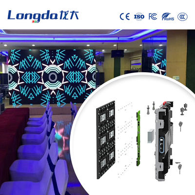 Màn hình hiển thị Led cong quảng cáo trong nhà di động P3.91 900cd 43 quét