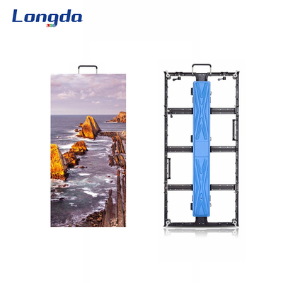 Màn hình LED cho thuê độ sáng cao 180W / M2 Màn hình LED 1R1G1B Đúc Alu