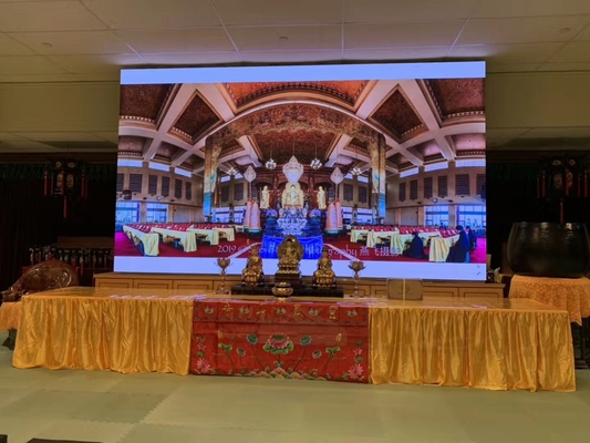 Màn hình hiển thị LED cho thuê trong nhà có độ phân giải cao 1200hz 1920hz 900cd / M2