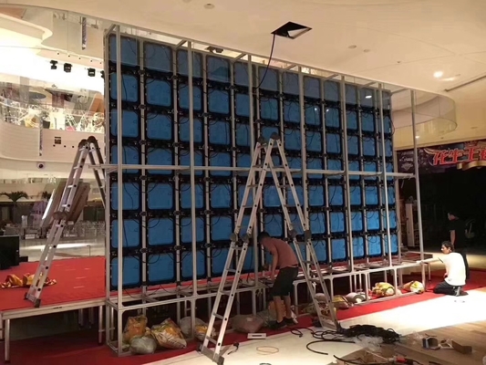 Màn hình hiển thị LED cho thuê trong nhà có độ phân giải cao 1200hz 1920hz 900cd / M2