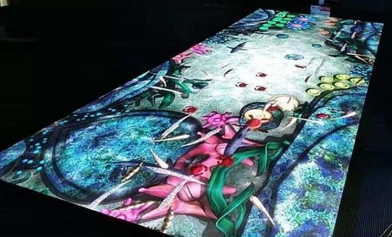 52 × 52 chấm 3840Hz Cho thuê sàn khiêu vũ Led đầy màu sắc P4.81mm Làm mới cao