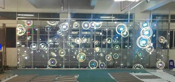 Màn hình hiển thị cửa sổ Led của Tòa nhà Longda 32873 Dots / M2 3840Hz