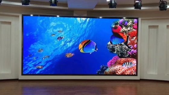 Màn hình hiển thị Led quảng cáo trong nhà đầy màu sắc 14bits P2 Led Video Wall 264V