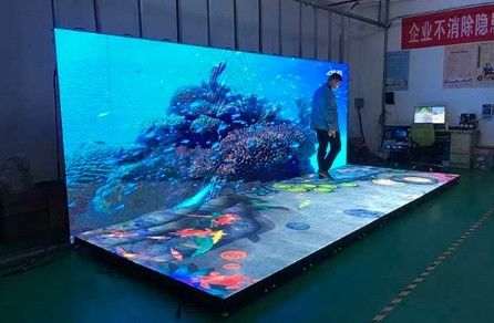 Tiết kiệm năng lượng Concert Light Up Led Dance Floor Panel Novastar 14bits