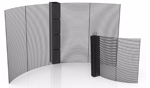 Tiết kiệm năng lượng Led nhìn xuyên tường màn hình 800W / M2 5000cd