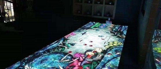 Cho thuê sàn khiêu vũ có ánh sáng Disco 43222 pixel / M2 250 * 250mm Khoảng cách xem 40m