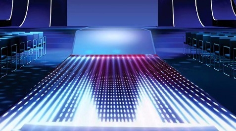 Màn hình LED sàn khiêu vũ quét 1/10 màu đầy đủ W40 * H40dots 25600 Dots / M2