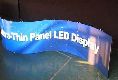 Mô-đun LED linh hoạt thương mại, bước điểm ảnh nhỏ P1.25, màn hình rèm FPC 200W/m2