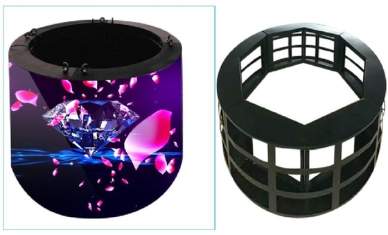 Màn hình xi lanh SMD Led Mô-đun linh hoạt Led ốp tường 140 đến 160deg Góc nhìn