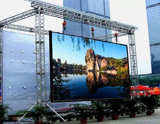 P3 1/20 quét 900cd / M2 Màn hình hiển thị LED video ngoài trời lớn ngoài trời Màn hình Plexiglass