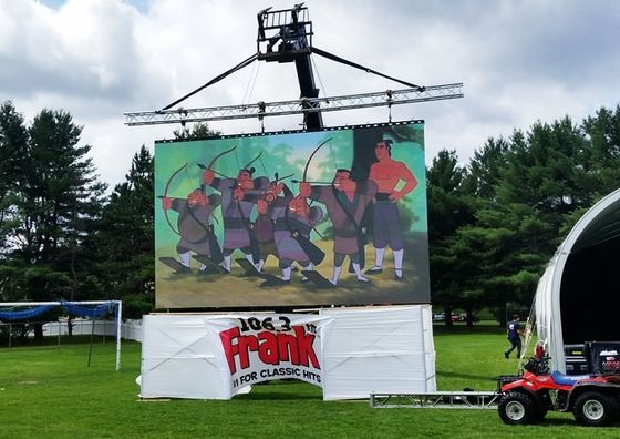 500x1000mm Cabinet Modular Led Display Panels Wedding LED Screen Cho thuê