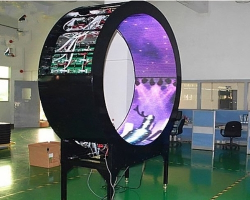 Màn hình hiển thị LED cong 240X120mm SMD1515 Bảng mô-đun linh hoạt LED P2 trong nhà